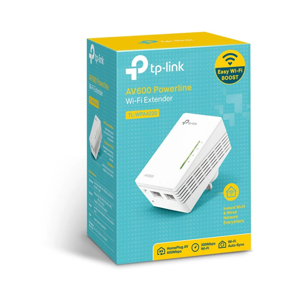 TP-Link TL-WPA4220 Powerline 600 Wi-Fi Powerline Extender - Image 8