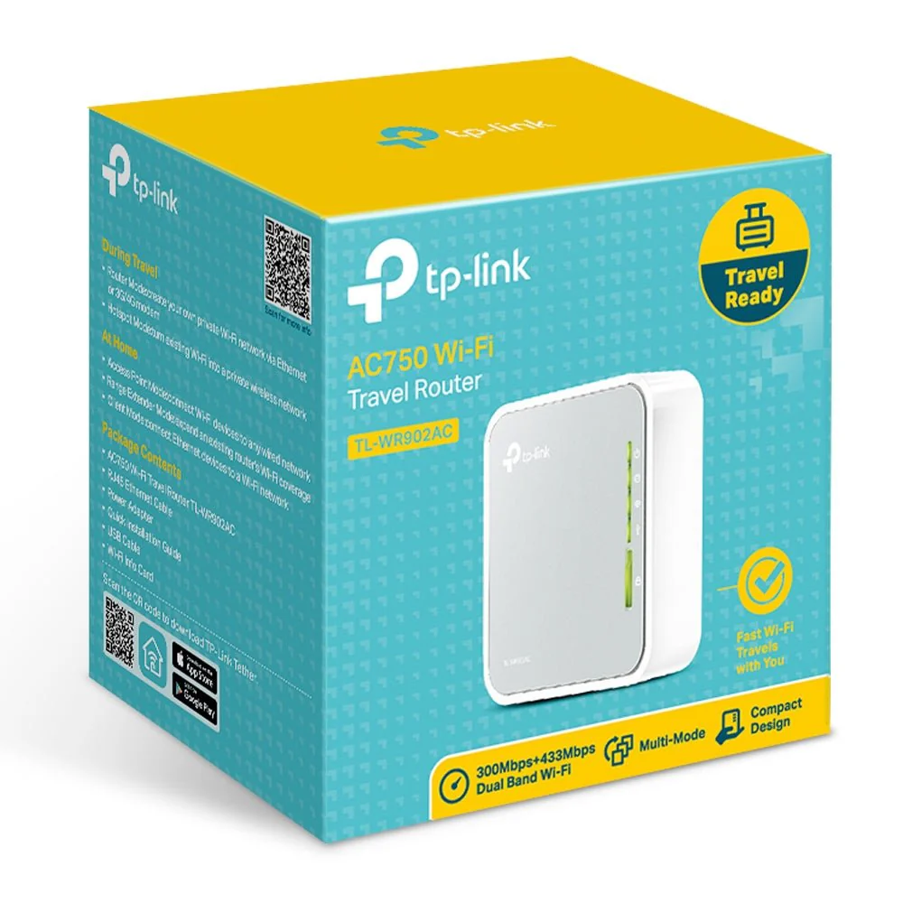 TP-Link TL-WR902AC AC750 Wireless Travel Router - Image 4