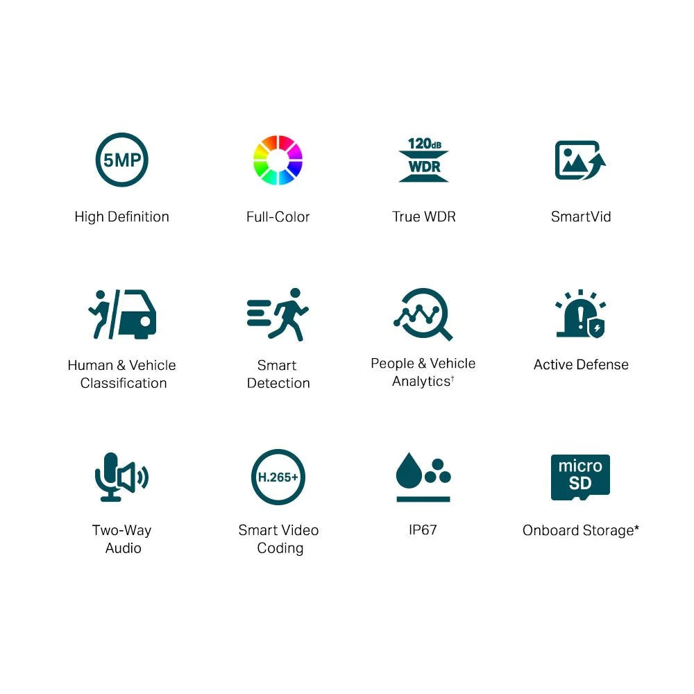 TP-Link VIGI C350 5MP Full-Color Bullet Network Camera - Image 2