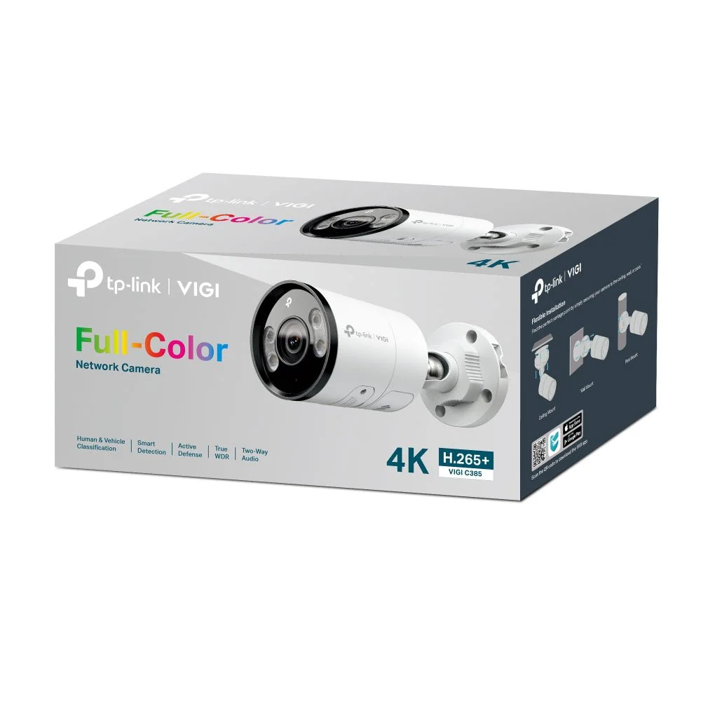 TP-Link VIGI C385 8MP Outdoor Full-Color Bullet Network Camera - Image 4