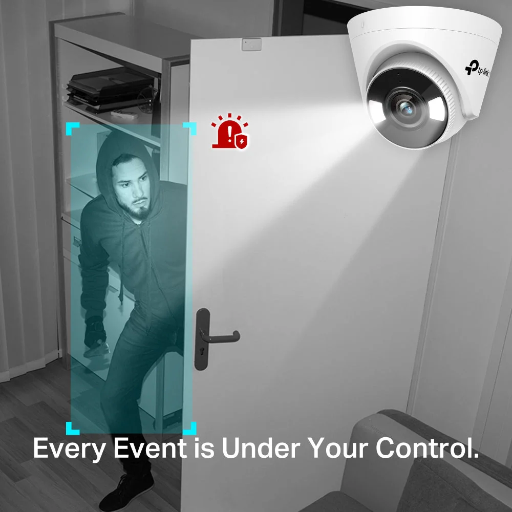 TP-Link VIGI C440-W 4MP Full-Color Wi-Fi Turret Network Camera - Image 5