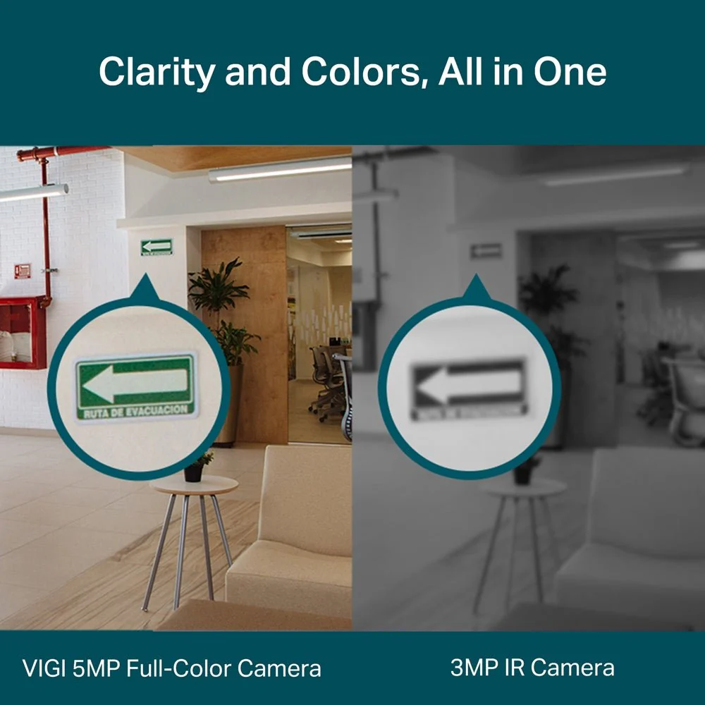 TP-Link VIGI C450 5MP Full-Color Turret Network Camera - Image 4