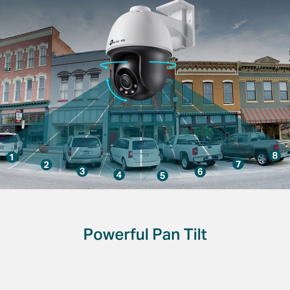 TP-Link VIGI C540 4MP Outdoor Full-Color Pan Tilt Network Camera - Image 3