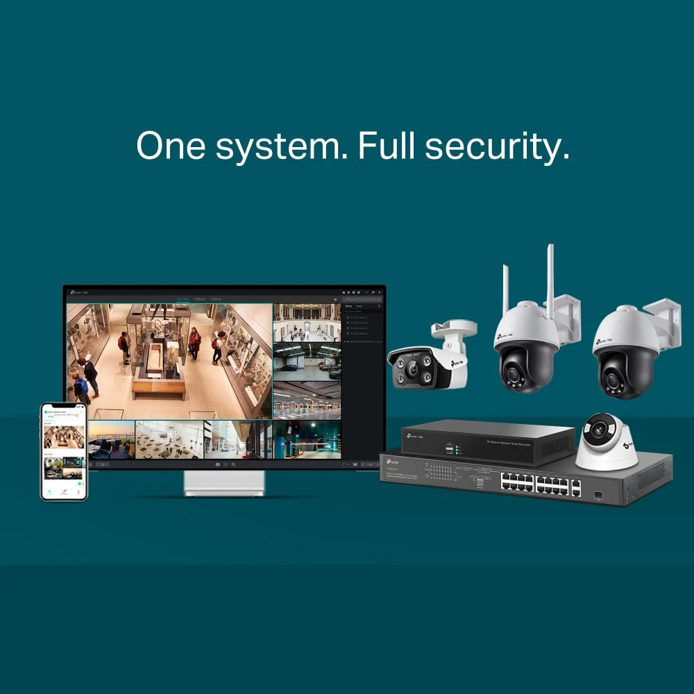 TP-Link VIGI C540 4MP Outdoor Full-Color Pan Tilt Network Camera - Image 7