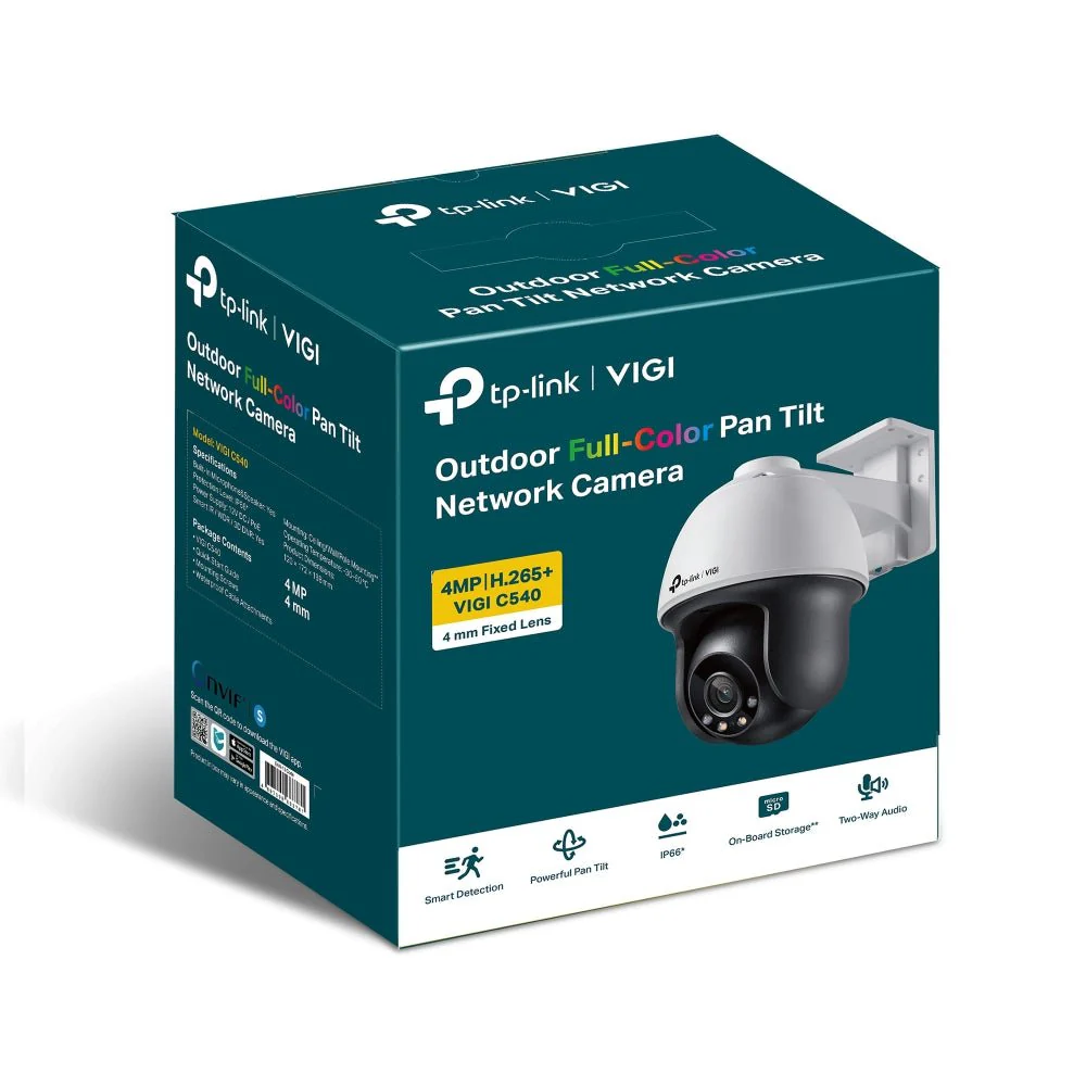 TP-Link VIGI C540 4MP Outdoor Full-Color Pan Tilt Network Camera - Image 8