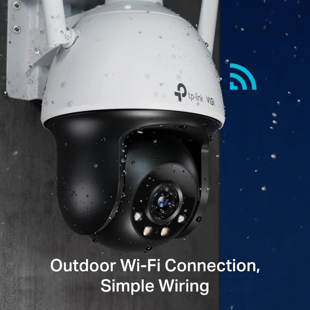 TP-Link VIGI C540-W 4MP Outdoor Full-Color Wi-Fi Pan Tilt Network Camera - Image 4