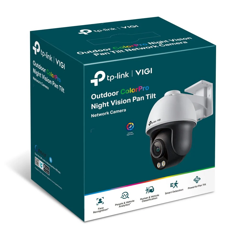 TP-Link VIGI C540S 4MP Outdoor ColorPro Night Vision Pan Tilt Network Camera - Image 3