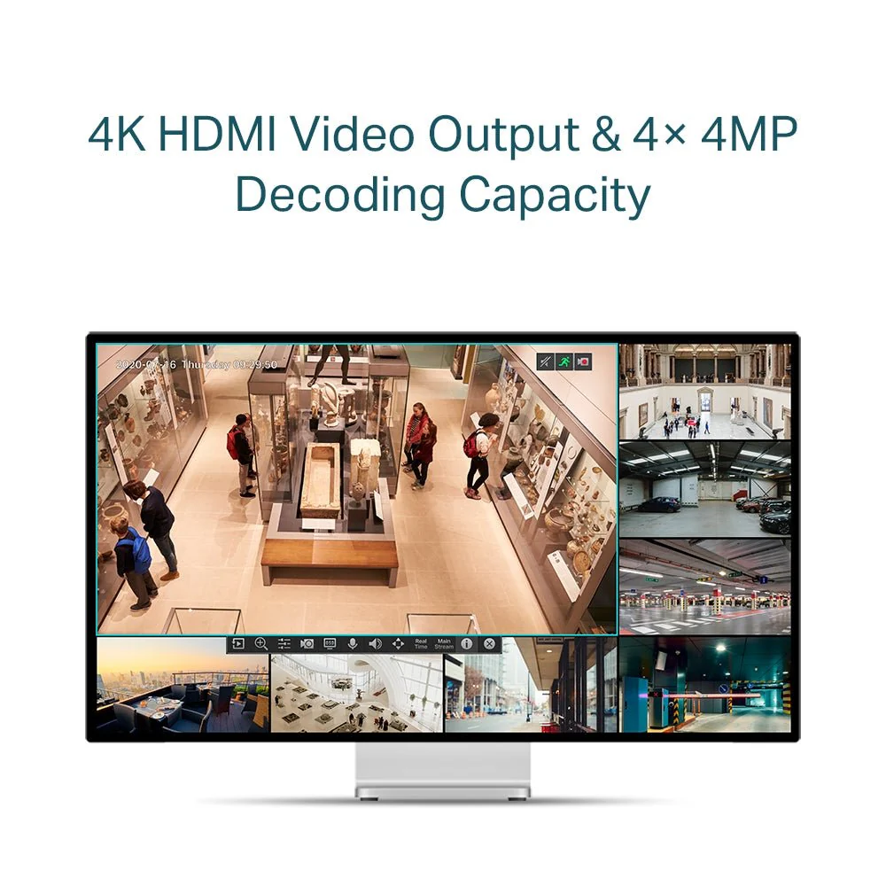 TP-Link VIGI NVR1008H-8MP 8 Channel PoE+ Network Video Recorder - Image 8