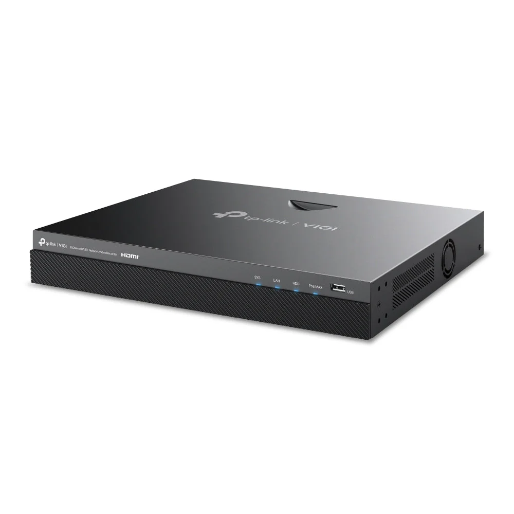 TP-Link VIGI NVR2008H-8MP 8 Channel PoE+ Network Video Recorder - Image 3