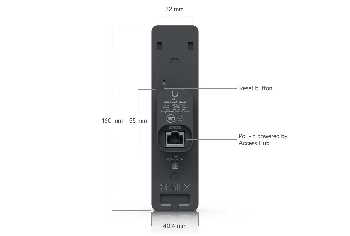 Ubiquiti UA-G3-Pro G3 Access Reader Pro with Apple Touch Pass - Image 21
