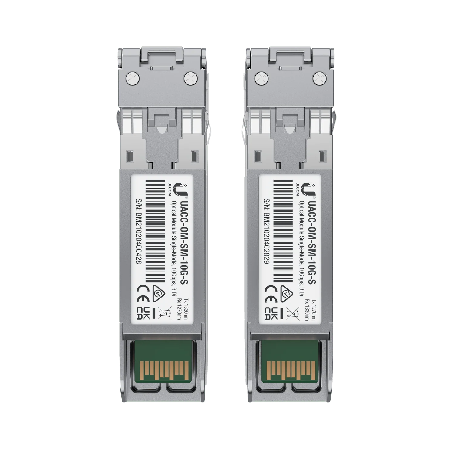 Ubiquiti UACC-OM-SM-10G-S 10G Bidirectional Single-Mode Optical Module 10KM SFP+ Transceiver - Image 3