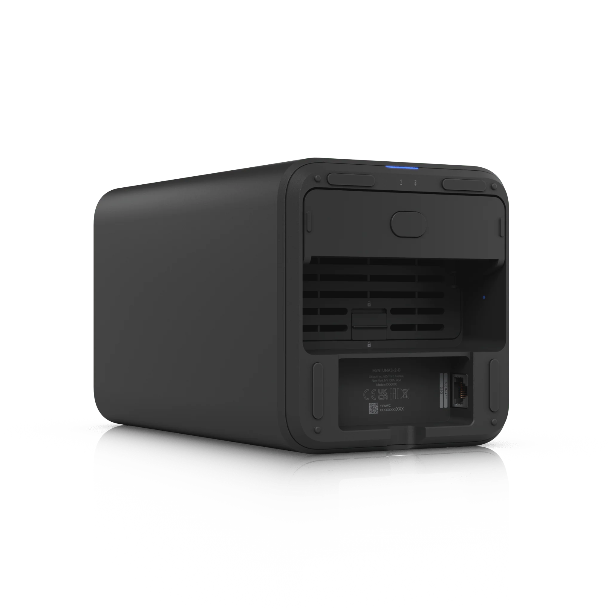 Ubiquiti UNAS-2 UNAS 2-Bay 2.5GbE USB-C POE++ Tower NAS - Image 8