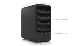 Ubiquiti UNAS-4 UNAS 4-Bay 2.5GbE USB-C POE++ Tower NAS - Image 21