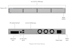 Ubiquiti UNAS-Pro-4 UNAS Pro 4-Bay 10G Rackmount NAS - Image 6
