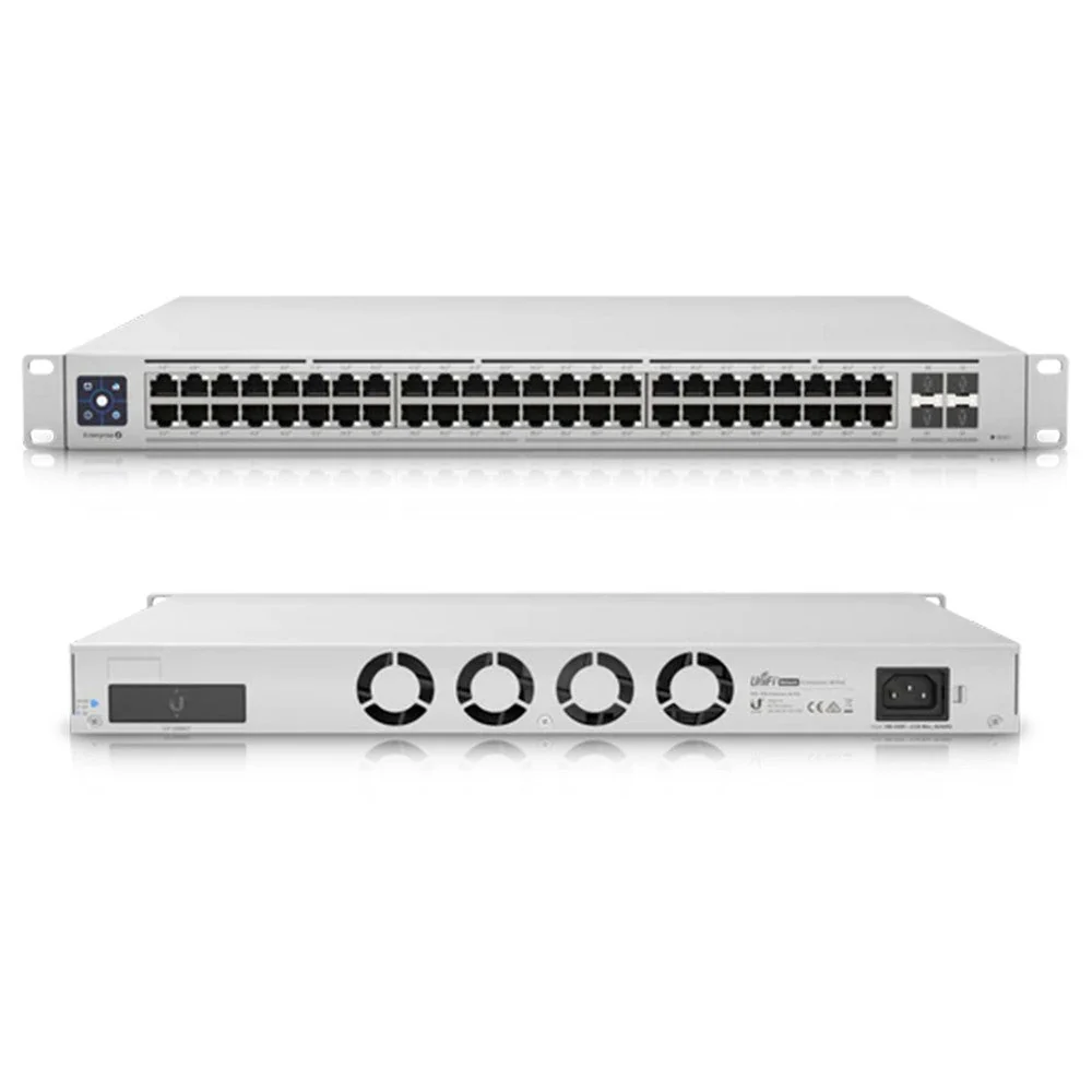 Ubiquiti UniFi USW-Enterprise-48-PoE 48-Port Managed L3 PoE Switch - Image 4