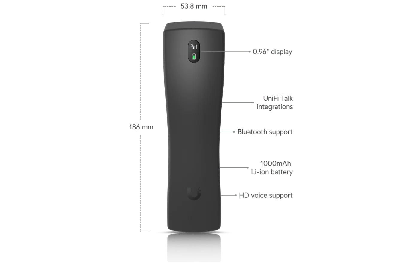 Ubiquiti UT-G3-Handset G3 UniFi Talk VoIP Wireless Handset - Image 11