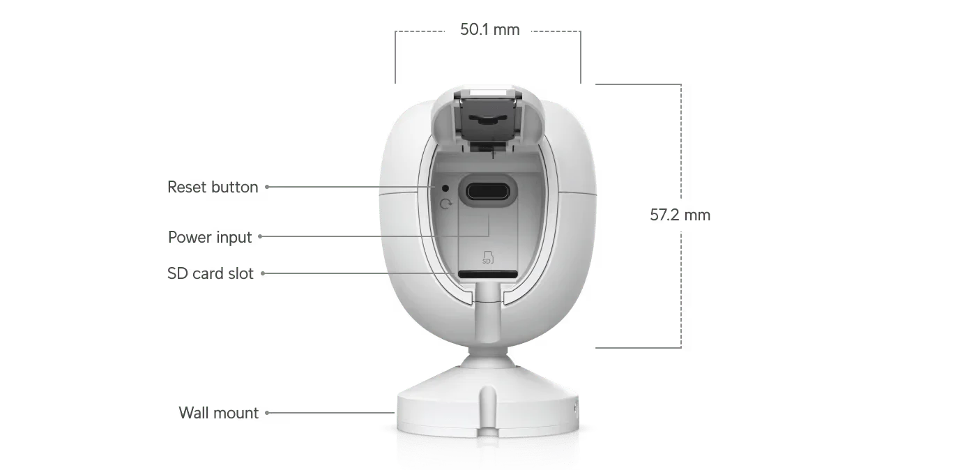 Ubiquiti UVC-G6-INS G6 Instant 8MP 4K AI Cube IP Camera - Image 13